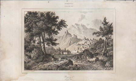GRABADO VISTA DE ARMENIA DE BAYAZID