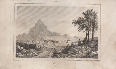 GRABADO VISTA DE ARMENIA DE ERIVAN