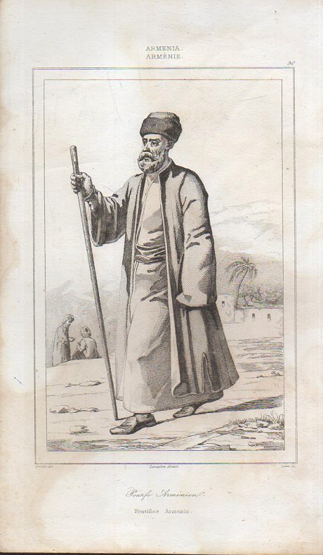 GRABADO VISTA DE ARMENIA PONTIFICE ARMENIO