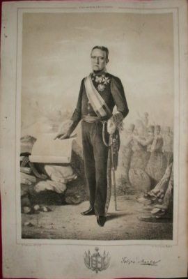 LITOGRAFIA MILITARES. FELIPE MONTES. LIT. VALDIVIESO. 39,5x26,5 CM.