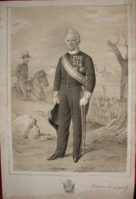 LITOGRAFIA MILITARES. JOAQUIN COS GAYON. LIT. VALDIVIESO. 39,5x26,5 CM.