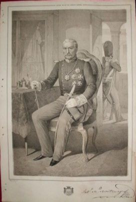 LITOGRAFIA MILITARES. ANTONIO MARIA MONTENEGRO. LIT. MUGICA. 39,5x26,5 CM.