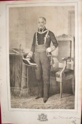 LITOGRAFIA MILITARES. FCO. MANUEL DE VILLENAS. LIT. MUGICA. 39,5x26,5 CM.