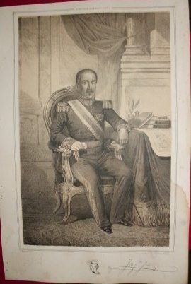 LITOGRAFIA MILITARES. JOAQUIN FITER. LIT. MUGICA. 39,5x26,5 CM.