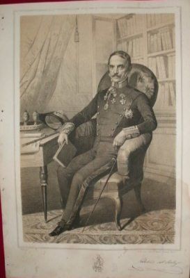 LITOGRAFIA MILITARES. CELESTINO DEL PIELAGO. LIT. MUGICA. 39,5x26,5 CM.