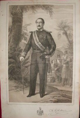 LITOGRAFIA MILITARES. JOSE M. FERNANDEZ DE ZENDRERA.  LIT. J.J.MARTINEZ. 39,5x26,5 CM.
