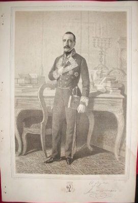 LITOGRAFIA MILITARES. BRIGADIER FCO. MUÑOZ GARCIA.  LIT. J.J.MARTINEZ. 39,5x26,5 CM.