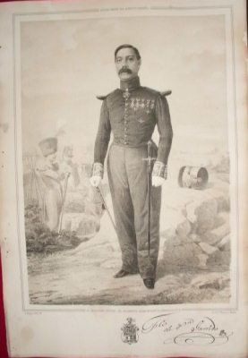 LITOGRAFIA MILITARES. FCO. DE PAULA GARRIDO. LIT. MUGICA. 39,5x26,5 CM.