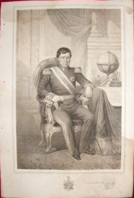 LITOGRAFIA MILITARES. ANASTASIO DE ARANGO. LIT. J.J. MARTINEZ. 39,5x26,5 CM.