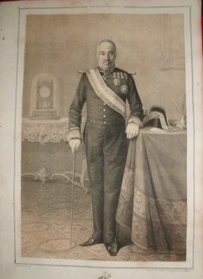 LITOGRAFIA MILITARES. JOSE DEL REAL. LIT. S. GONZALEZ. 39,5x26,5 CM.