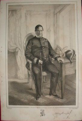 LITOGRAFIA MILITARES. PABLO DE SARAMAYOR. LIT. MARTINEZ. 39,5x26,5 CM.
