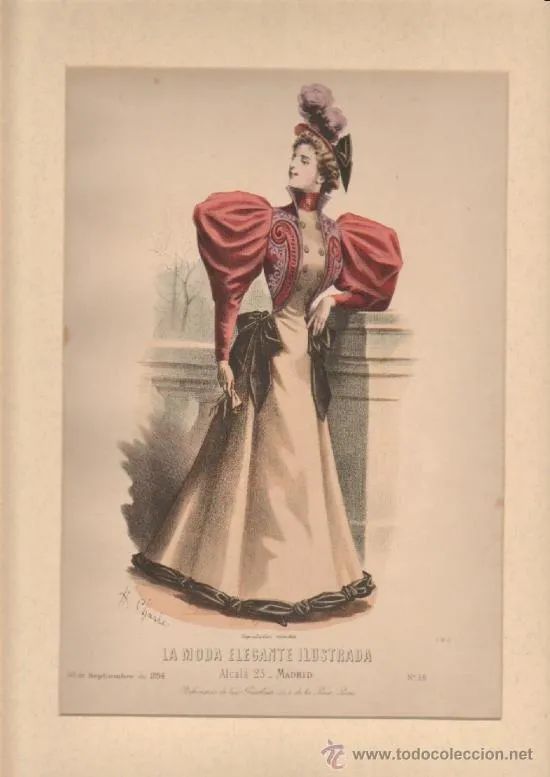 LA MODA ELEGANTE ILUSTRADA. 30-SEPTIEMBRE-1894. N º36