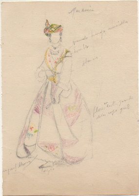 LAMINA DE MODA. DIBUJO BOCETO SIN DEFINIR