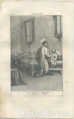 GRABADO MUJERES DE LA BIBLIA. LA MUJER DEL L. DE EPHRAIM  AÑO 1850-60