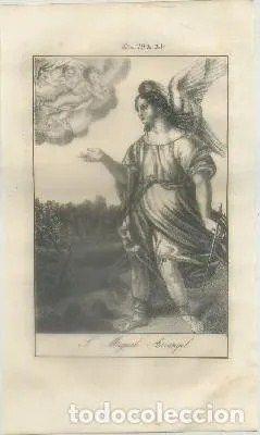 GRABADO MUJERES DE LA BIBLIA. ABIGAIL. AÑO 1850-60