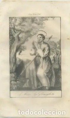 GRABADO MUJERES DE LA BIBLIA. LA MADRE DE LOS MACABEOS. AÑO 1850-60