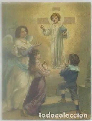 CROMOLITOGRAFIA RELIGIOSA: AÑO 1900 APROX.