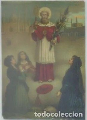 CROMOLITOGRAFIA RELIGIOSA: AÑO 1900 APROX.