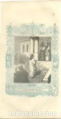 LITOGRAFIA RELIGIOSA: LA PRESENTACION DE NUESTRA SEÑORA