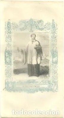 LITOGRAFIA RELIGIOSA: SAN ANDRES AVELINO, CONFESOR