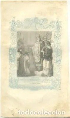 LITOGRAFIA RELIGIOSA: SAN REMIGIO. OBISPO