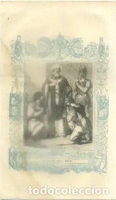 LITOGRAFIA RELIGIOSA: SAN CALISTO. PAPA Y MARTIR