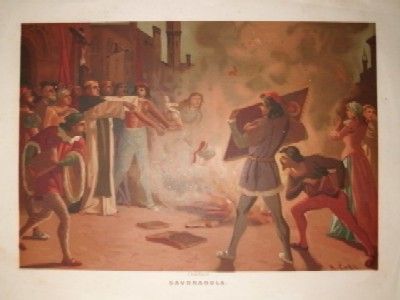 CROMOLITOGRAFIA RELIGIOSA: SAVORANOLA