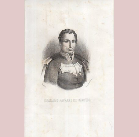 LITOGRAFIAS RETRATO. MARIANO ALVAREZ DE CASTRO