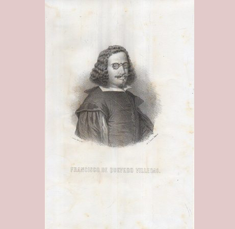 LITOGRAFIAS RETRATO. FRANCISCO DE QUEVEDO VILLEGAS
