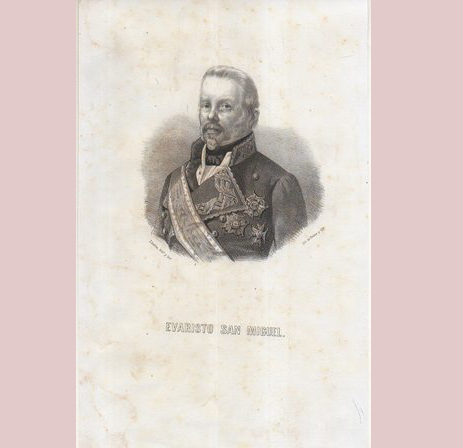 LITOGRAFIAS RETRATO. EVARISTO SAN MIGUEL