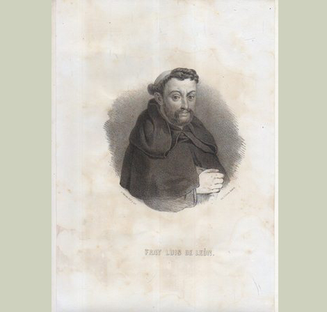 LITOGRAFIAS RETRATO. FRAY LUIS DE LEON
