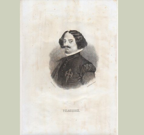 LITOGRAFIAS RETRATO. VELAZQUEZ