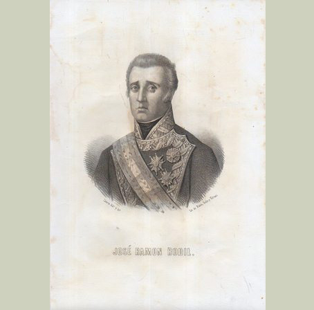 LITOGRAFIAS RETRATO. JOSE RAMON RODIL