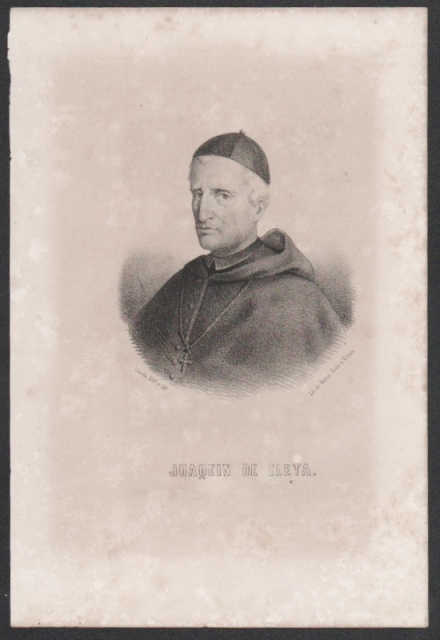 LITOGRAFIA DE JOAQUIN DE ELETA AÑO 1850. MANCHAS DE OXIDO. TAMAÑO 32 X 21 CM.