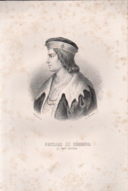 LITOGRAFIA DE GONZALO DE CORDOBA. LITOGRAFIA DE RUBIO Y CIA.