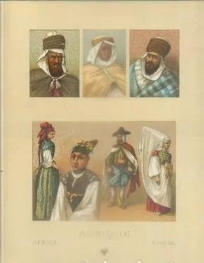 LITOGRAFIA TIPOS Y COSTUMBRES. AFRIQUE