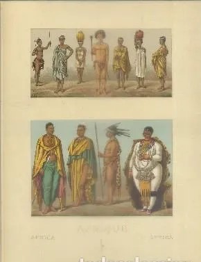 LITOGRAFIA TIPOS Y COSTUMBRES. AFRIQUE