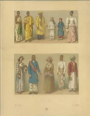 LITOGRAFIA TIPOS Y COSTUMBRES. ASIE