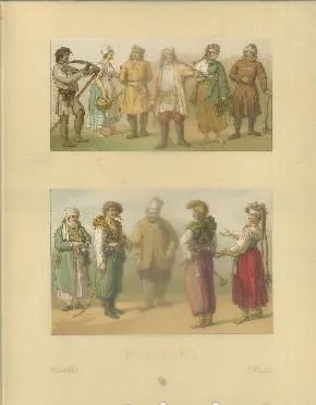 LITOGRAFIA TIPOS Y COSTUMBRES. POLOGNE