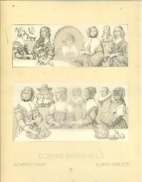LITOGRAFIA TIPOS Y COSTUMBRES. EUROPE XVll SIECLE