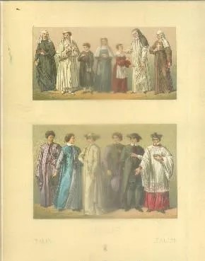 LITOGRAFIA TIPOS Y COSTUMBRES. ITALIE