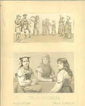 LITOGRAFIA TIPOS Y COSTUMBRES. ITALIE XlX SIECLE