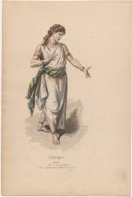 LITOGRAFIA ORIGINAL. L'EUNUQUE. CHERÉE. ACTO lV
