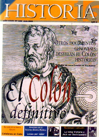 EL COLON DEFINITIVO  Nº 326 HISTORIA 16