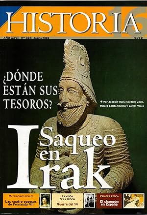 REVISTA HISTORIA 16. Nº 328. SAQUEO EN IRAK.
