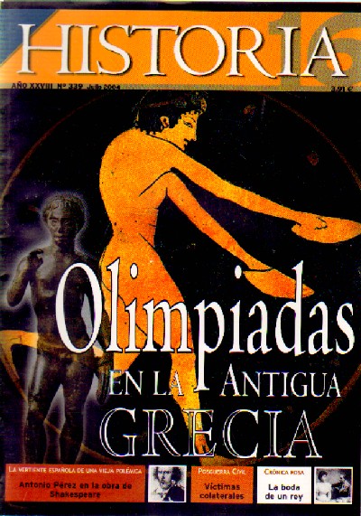 OLIMPIADAS EN LA ANTIGUA GRECIA Nº 339 HISTORIA 16