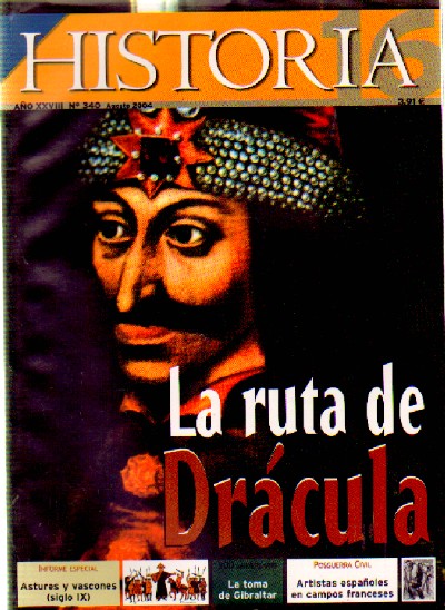LA RUTA DE DRACULA  Nº 340 HISTORIA 16