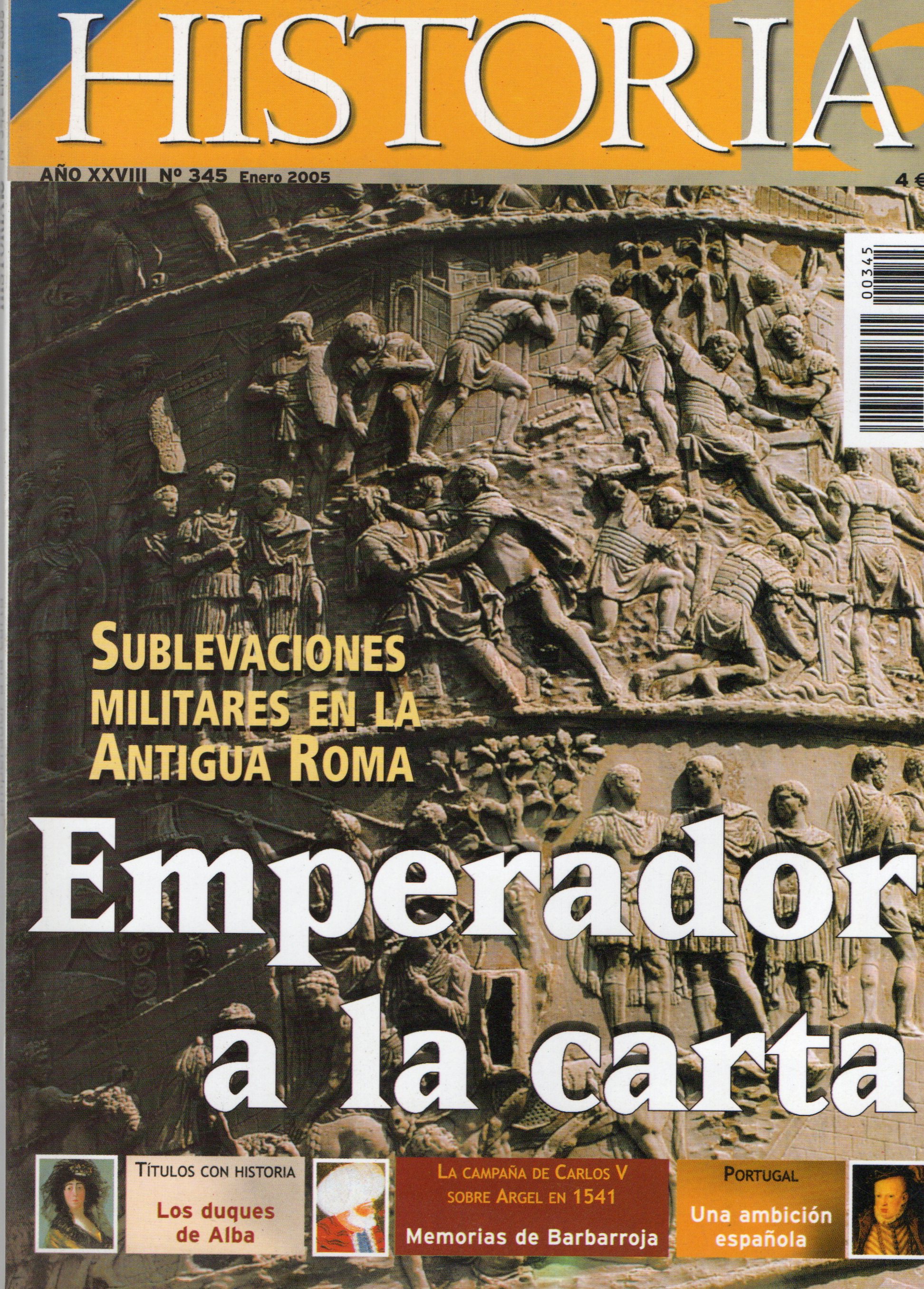 EMPERADOR A LA CARTA. SUBLEVACIONES MILITARES EN LA ANTIGUA ROMA