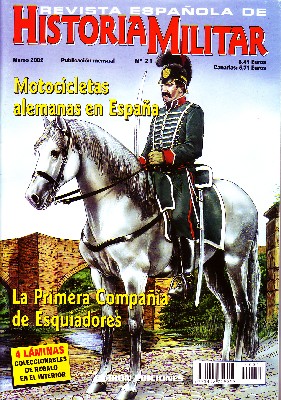 REVISTA ESPAÑOLA DE HISTORIA MILITAR, Nº21. MOTOCICLETAS ALEMANAS EN ESPAÑA