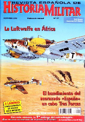 REVISTA ESPAÑOLA DE HISTORIA MILITAR, Nº27. LA LUFTWAFFE EN ÁFRICA